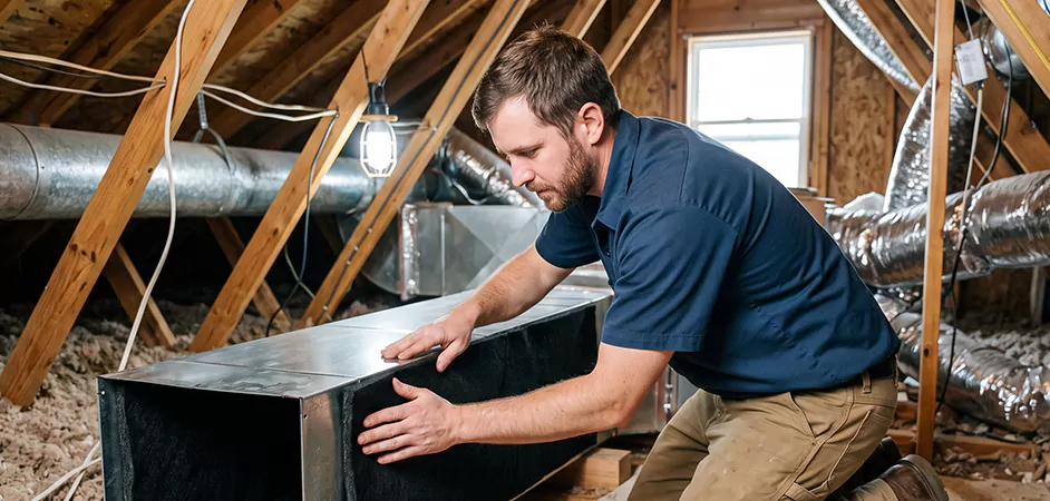 Acoustic Duct Liner Installation in Havre de Grace