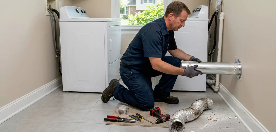Dryer Vent Replacement in Havre de Grace