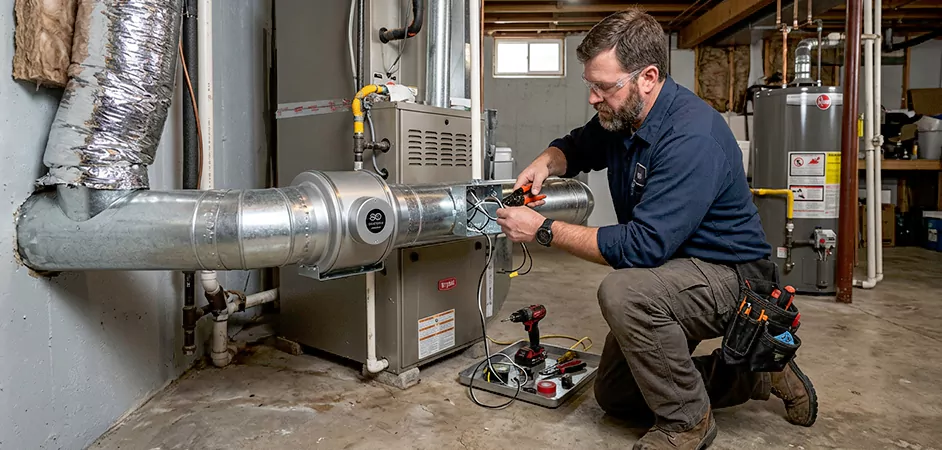 Booster Fan Installation in Havre de Grace