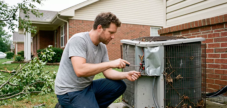 Storm Damage HVAC Restoration in Havre de Grace