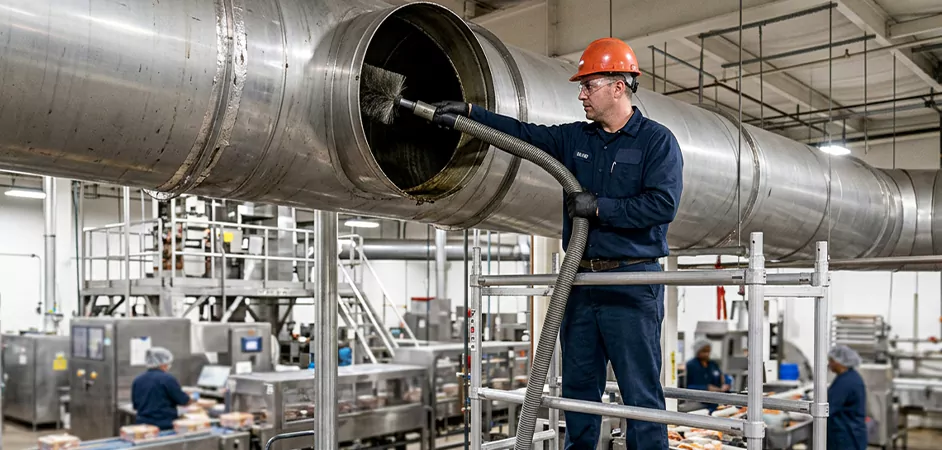Food Processing Facility Duct Cleaning in Havre de Grace